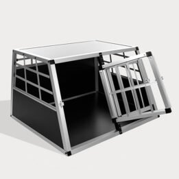Aluminum Dog cage Large Single Door Dog cage 75a Special 66 06-0769 www.petclothesfactory.com
