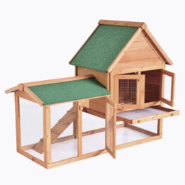Big Wooden Rabbit House Hutch Cage Sale For Pets 06-0034 www.petclothesfactory.com