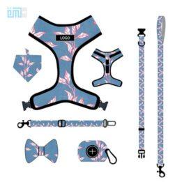 Pet harness factory new dog leash vest-style printed dog harness set small and medium-sized dog leash 109-0019 www.petclothesfactory.com