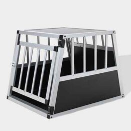 Single Door Aluminum Dog cage 75a 54cm 06-0765 www.petclothesfactory.com