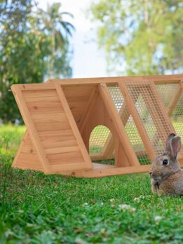 Wooden Hen Guinea Pig Rabbit Seed Duck & Small Animals Rabbit Cage