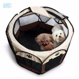 Pet playpen: 8 panel foldable oxford cloth Dog Cat Playpen-06-0237