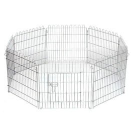 Wire Pet Playpen 8 panels size 63x 60cm Extra Large Pet Dog Playpen 06-0113 www.petclothesfactory.com