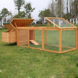 Factory Wholesale Wooden Chicken Cage Large Size Pet Hen House Cage