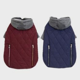 Colorblock Hooded Coat 06-1247