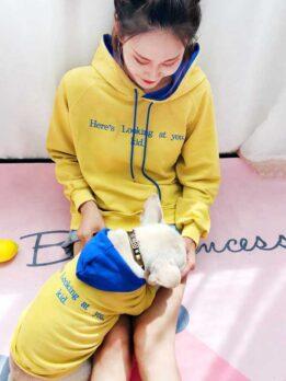 Custom Dog Clothes Cotton Dog Hoodie Pet Clothes 06-0215