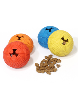 Dog Ball Toy: Turtle's Shape Leak Food Pet Toy Rubber 06-0677