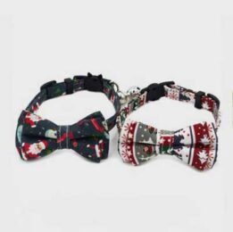 Dog Bow Tie Christmas: New Christmas Pet Collar 06-1301 www.petclothesfactory.com