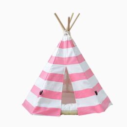Canvas Teepee: Factory Direct Sales Pet Teepee Tent 100% Cotton 06-0943 www.petclothesfactory.com