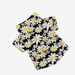 Spot Cotton Dog Clothes Summer Thin Flower Shirt Small Dog Clothes