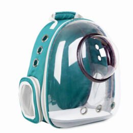 New Portable Pet Bag Transparent Space Bag Breathable Pet Travel Bag Explosion www.petclothesfactory.com