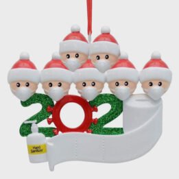 Family Christmas Decoration  Ornament Quarantine Christmas Supplies www.petclothesfactory.com