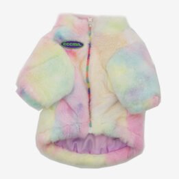 Polyester Jacket 2020 Dog Fashions Pet Clothes Thick high-end Fur Coat Luxury Dog Clothes