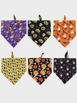 Halloween Pet Triangle Scarf Dog Bandana