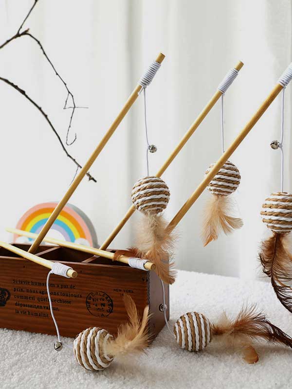 Wholesale Cat Toys, Feather & Mouse Toy For Cat Training