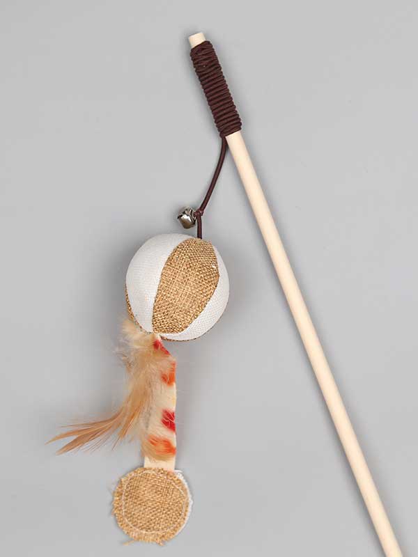 Funny Cat Stick Set Interactive Feather Cloth Rat Puzzle Rope Funny Cat Toy-06-1417