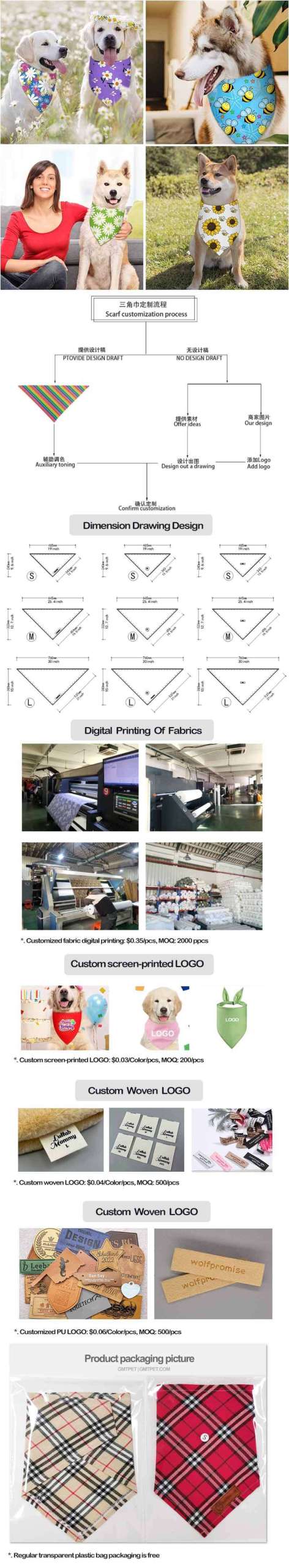 Brand promotion Pet-Bandanas-Customized Brand promotion Pet-Bandanas-Customized