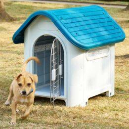 Winter Warm Removable and Washable perreras para perros Pet Kennel Plastic Kennel Outdoor Rainproof Dog Cage www.petclothesfactory.com