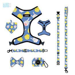 Pet harness factory new dog leash vest-style printed dog harness set small and medium-sized dog leash 109-0018 www.petclothesfactory.com