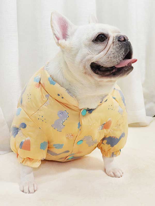 GMTPET French fighting cotton clothes French fighting winter clothes thickened a winter cute tiger fat dog short body bulldog clothes 107-222037 www.petclothesfactory.com