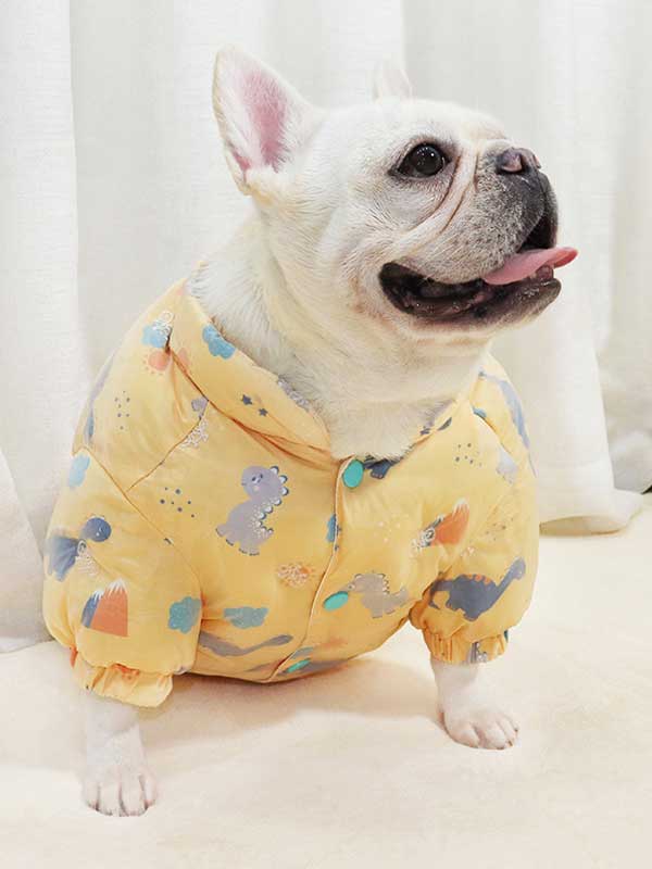 GMTPET French fighting cotton clothes French fighting winter clothes thickened a winter cute tiger fat dog short body bulldog clothes 107-222037