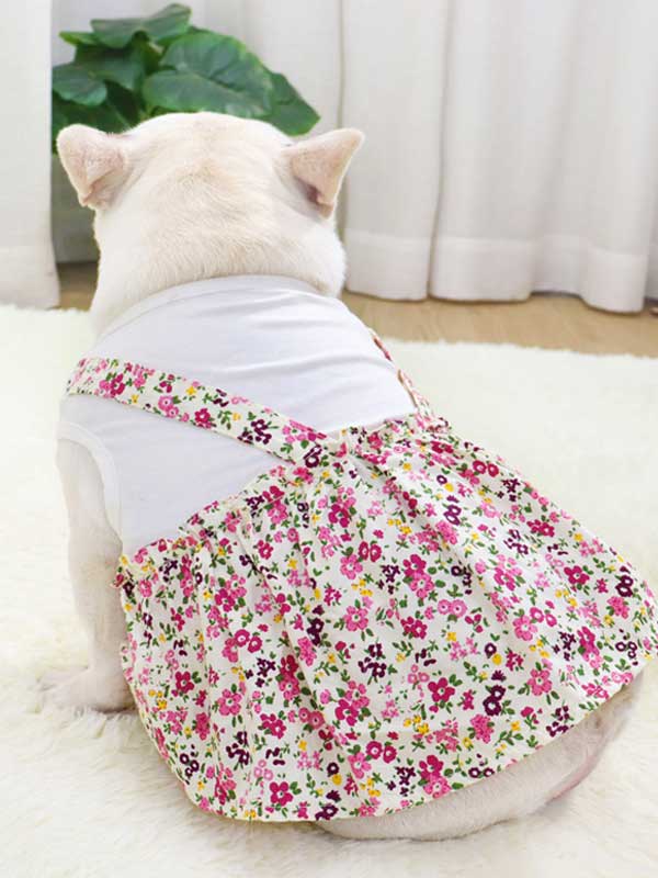 Ropa para perros y mascotas Camisa de fondo Camiseta Ropa de algodón Vestido 107-222043 www.petclothesfactory.com