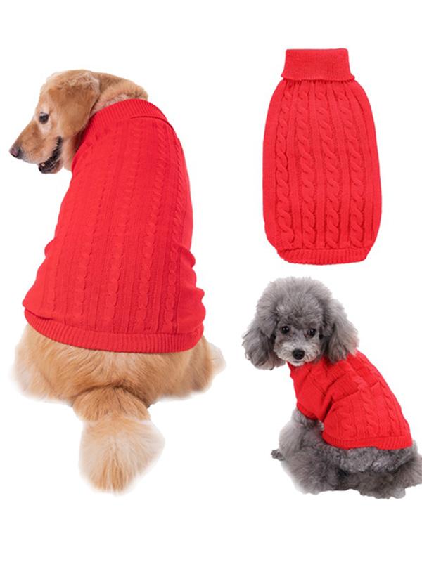 Pet Dog Sweater Big Dog Golden Clothes