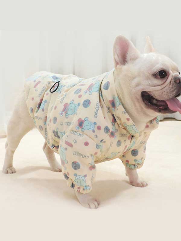 GMTPET French fighting thick winter clothes thickened quilted pug dog clothes bulldog fat dog clothes filled cotton pet coat 107-222007 Dog Clothes: Shirts, Sweaters & Jackets Apparel 107-222007