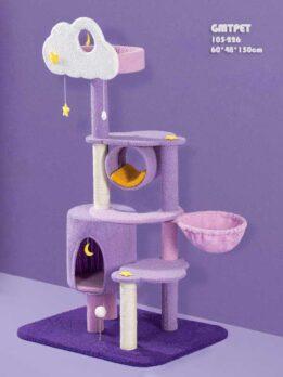Fabricação de estrutura de escalada para gatos série fantasia OEM paraíso para gatos 105-226 www.petclothesfactory.com
