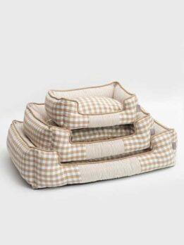 New special plaid high-grade fabric square pet nest106-33018