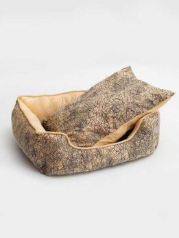 Soft and comfortable printed pet nest can be disassembled and washed106-33025