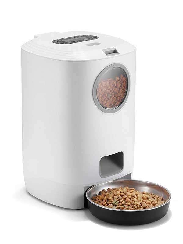 Wholesale Pet feeder Smart pet feeder Feeding device for cats & dogs timing quantitative intelligent feeder 131-23505 Pet Products Factory, OEM Manufacturer, Supplier, Agent www.petclothesfactory.com Wholeasle Amazon food feeder double meal feeder pet smart feeder