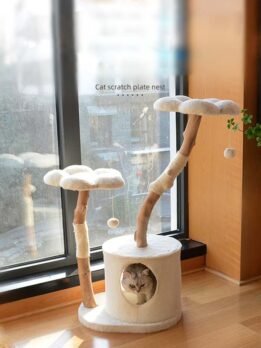 OEM natural trunk cat scratching post sisal wool cat tree 105-44003