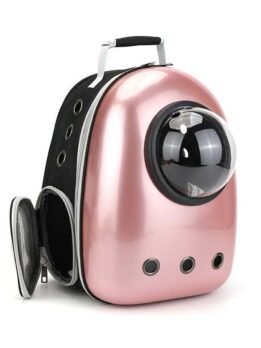 Rose gold upgraded side opening pet cat backpack 103-45016