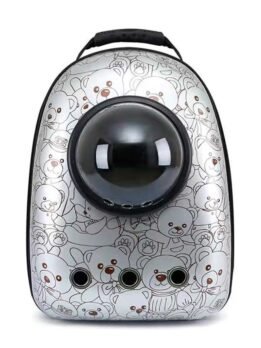 Silver Bear Upgraded Side-Opening Pet Cat Backpack 103-45024