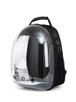 Factory OEM ODM Black pet cat backpack without side openings