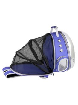 Purple Transparent Pet Bag Space Capsule Pet Backpack 103-45067 www.petclothesfactory.com