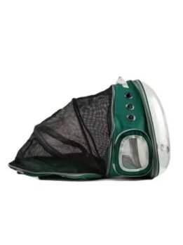 Green transparent pet bag space capsule pet backpack 103-45068 www.petclothesfactory.com