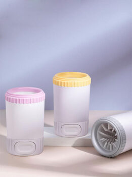 Factory OEM ODM Wholesale ABS manual pressure dog paw cleaner cup 134-10013