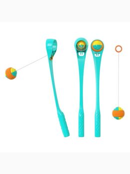 OEM Interactive Dog Chew Ball & Thrower Stick Set with Squeaker