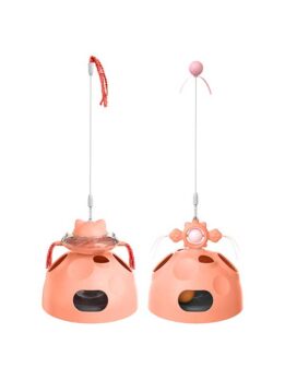 Wholesale 5-in-1 Cat Toy Treasure Box: Track Ball, Feather Teaser & Treat Dispenser
