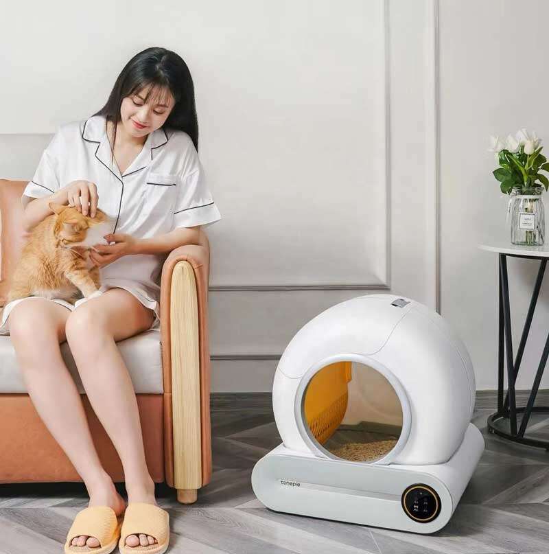Wholesale APP Control Intelligent Smart Self Cleaning Litter Box for Cats Automatic Cat Toilet Litter Box 116-5903 Pet Products Factory, OEM Manufacturer, Supplier, Agent www.petclothesfactory.com Smart Cat litter box, Cat Litter Box, Cat Litter Box & Accessories, Cat Litter Box And Accessories