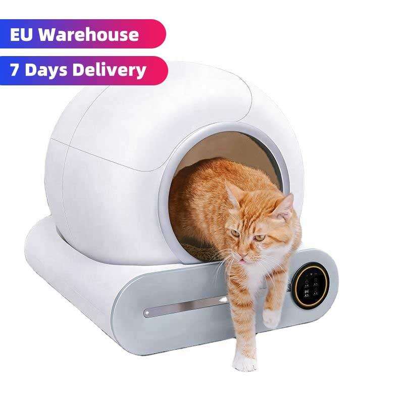 Wholesale APP Control Intelligent Smart Self Cleaning Litter Box for Cats Automatic Cat Toilet Litter Box 116-5903 Pet Products Factory, OEM Manufacturer, Supplier, Agent www.petclothesfactory.com Smart Cat litter box, Cat Litter Box, Cat Litter Box & Accessories, Cat Litter Box And Accessories
