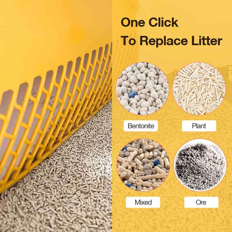 Customized logo Modern Abs Plastic Cat Automatic Self Cleaning Litter Box for Cats 116-5905 Pet Products Factory, OEM Manufacturer, Supplier, Agent www.petclothesfactory.com Smart Cat litter box, Cat Litter Box, Cat Litter Box & Accessories, Cat Litter Box And Accessories