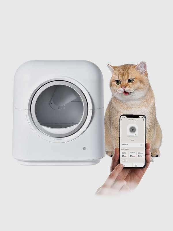 New Fashion Design Low Noise App Control Intelligent Electric Self Cleaning Smart Automatic Cat Litter Box 116-5906 Pet Products Factory, OEM Manufacturer, Supplier, Agent www.petclothesfactory.com Smart Cat litter box, Cat Litter Box, Cat Litter Box & Accessories, Cat Litter Box And Accessories