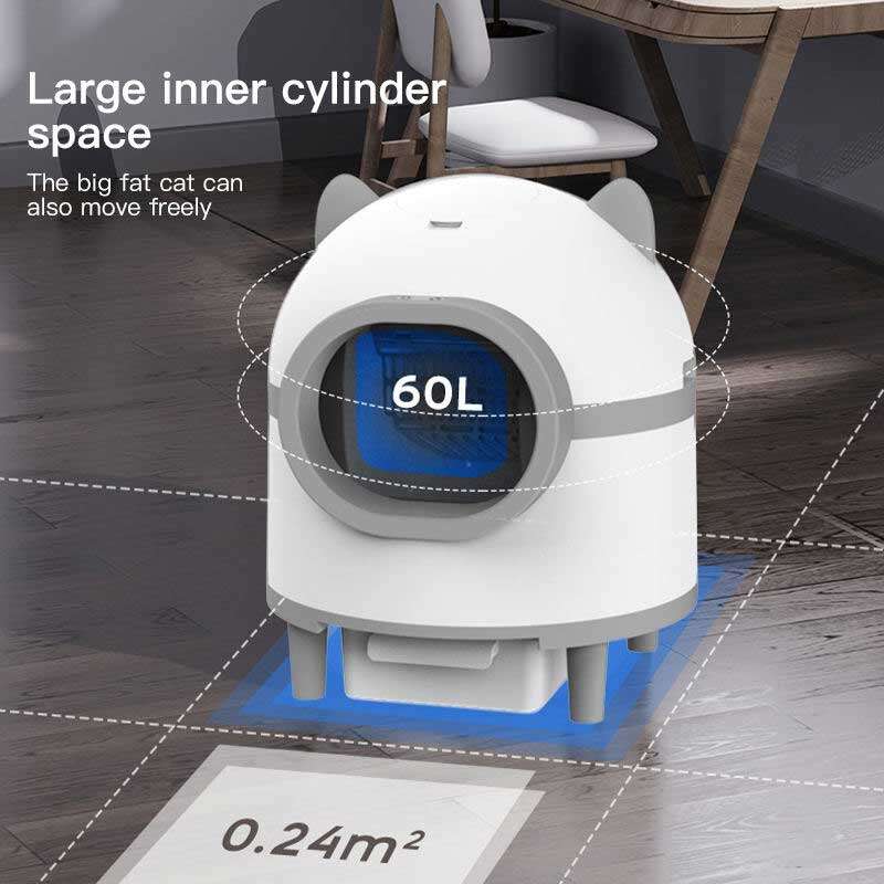 Wholesale Custom Intelligent APP Control Extra Large Pet Waste Disposal Automatic Self-Cleaning Smart Cat Toilet Litter Box For Cats 116-5910 Pet Products Factory, OEM Manufacturer, Supplier, Agent www.petclothesfactory.com Smart Cat litter box, Cat Litter Box, Cat Litter Box & Accessories, Cat Litter Box And Accessories
