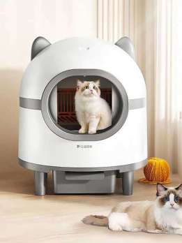 Wholesale Custom Intelligent APP Control Extra Large Pet Waste Disposal Automatic Self-Cleaning Smart Cat Toilet Litter Box For Cats 116-5910 Pet Products Factory, OEM Manufacturer, Supplier, Agent www.petclothesfactory.com Smart Cat litter box, Cat Litter Box, Cat Litter Box & Accessories, Cat Litter Box And Accessories