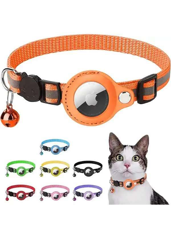 Wholease High Quality Adjustable Cat Collar Air Tag Outdoor Use Dog Collar With GPS Tracking Pet Collar Leash Dog 108-5101 Pet Products Factory, OEM Manufacturer, Supplier, Agent www.petclothesfactory.com Wholease Adjustable GPS Tracking Pet Cat Dog Collar