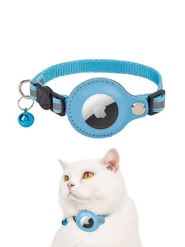 Wholease High Quality Adjustable Cat Collar Air Tag Outdoor Use Dog Collar With GPS Tracking Pet Collar Leash Dog 108-5101 Pet Products Factory, OEM Manufacturer, Supplier, Agent www.petclothesfactory.com Wholease Adjustable GPS Tracking Pet Cat Dog Collar
