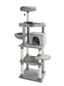 70.9 Inches Light Gray Cat Tree Multi-Level Wood Scratcher With Two Hammocks Condo Sisal Top Perch for Cat Climbing Pet Products Factory, OEM Manufacturer, Supplier, Agent www.petclothesfactory.com cat trees scratcher, bog cat tree, cat tower tree dropshipping, mushroom cat tree, purple cat tree, cat trees and scratching post, cat tree house, cat climbing tree house tower, minimalistic cat tree, cheese cat trees, cat tree tower large, cat christmas tree, cat-tree-dropshipping, cat tree for indoor cats, cat tree custom, wall-mounted cat tree, cat tree real wood, tree for big cats, wholesale cat trees, cat tree dropshipping, high quality cat tree, plastic cat tree, tree for cats 140cm, cat tree forest, custom cat tree tall, rope for cat tree, fabric for cat tree, rattan cat tree, luxury cat tree massive, simple cat tree, cat tree modern, cat tree cute, mau cat tree, cat tree wall, cat tree castle, large cat tree tower, high cat tree, 54 cat tree, cherry blossoms cat tree, cat tree 1 pieces, magic forest cat tree, cat tree house free shipping, modern wooden luxury cat tower tree, wooden cat furniture tree cat, basket cat tree, indoor stimulation tree for cats, luxury pet wooden cat tree, cute cat tree, cat tree with leaves, bookcase cat tree, real wood cat tree, pink cat tree, cat wooden tree, small cat trees, palm cat tree, luxury cat tree house, large cat tree house, cactus cat tree, lidl cat trees, cat tree parts, cat tree xl, cat wood tree, tree cat scratcher, flower cat tree, cat tree,